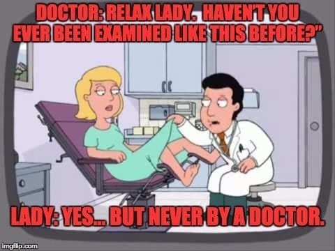 Pinlig tur til lægen
